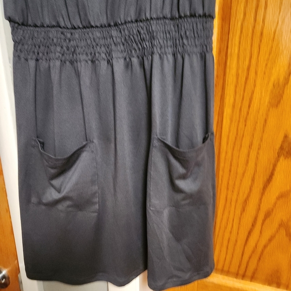 Stylish Gray Sleeveless Dress- Tank Dress - Picture 2 of 3